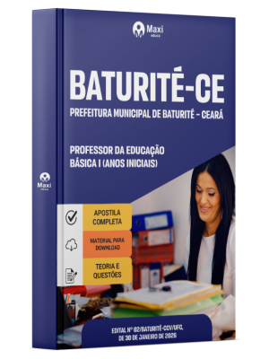Apostila Prefeitura de Baturité-CE 2026 - Professor da Educação Básica I (Anos Iniciais)