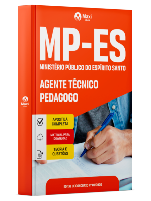 Apostila MP-ES 2026 - Agente Técnico - Pedagogo