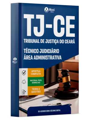 Apostila TJ-CE  2026 - Técnico Judiciário - Área Administrativa