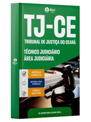 Apostila TJ-CE  2026 - Técnico Judiciário - Área Judiciária