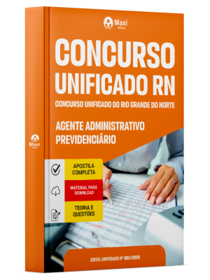 Apostila Unificado RN 2026 - Agente Administrativo Previdenciário