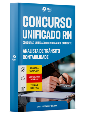 Apostila Unificado RN 2026 - Analista de Trânsito - Contabilidade