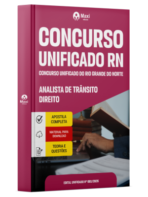 Apostila Unificado RN 2026 - Analista de Trânsito - Direito