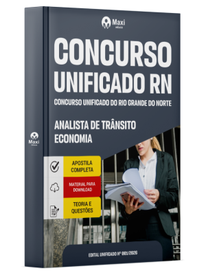 Apostila Unificado RN 2026 - Analista de Trânsito - Economia