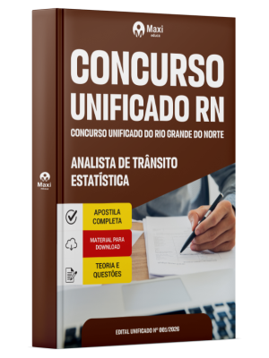 Apostila Unificado RN 2026 - Analista de Trânsito - Estatística