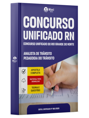 Apostila Unificado RN 2026 - Analista de Trânsito - Pedagogia do Trânsito