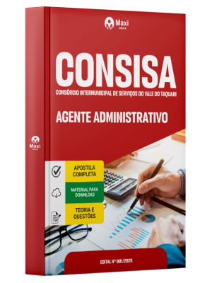 Apostila CONSISA 2026 - Agente Administrativo
