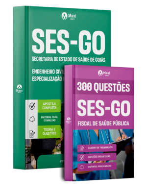 Combo SES-GO 2026 - Categoria V: Engenheiro Civil ou Arquiteto com especialização na área de Saúde