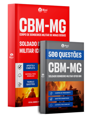 Combo CBM-MG 2026 - Soldado Bombeiro Militar (CFSd BM)