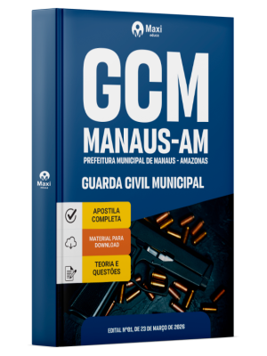 Apostila Prefeitura de Manaus - AM 2026 - Guarda Municipal
