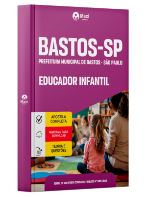 Apostila Prefeitura de Bastos - SP 2026 - Educador Infantil