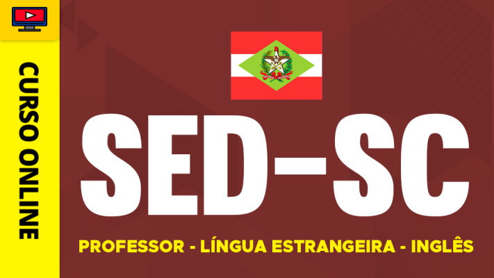Curso SED-SC 2026 - Professor - Língua Estrangeira - Inglês