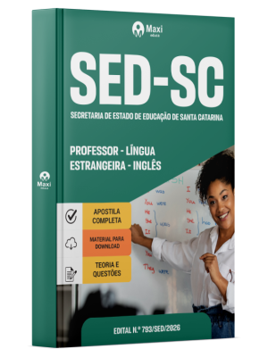 Apostila SED-SC 2026 - Professor - Língua Estrangeira - Inglês