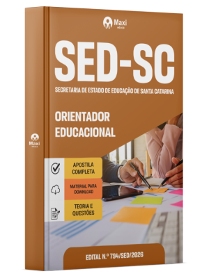 Apostila SED-SC 2026 - Orientador Educacional