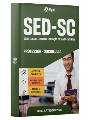Apostila SED-SC 2026 - Professor - Sociologia
