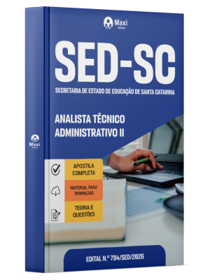 Apostila SED-SC 2026 - Analista Técnico Administrativo II