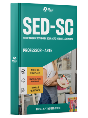 Apostila SED-SC 2026 - Professor - Artes