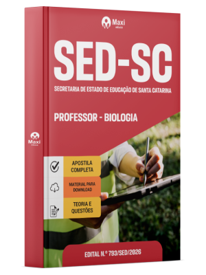 Apostila SED-SC 2026 - Professor - Biologia