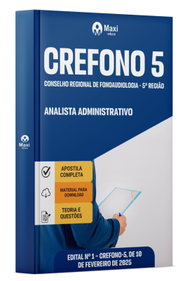 Apostila CREFONO 5 2025 - Analista Administrativo