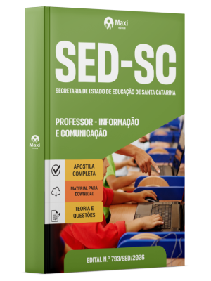 Apostila SED-SC 2026 - Professor - Informação e Comunicação