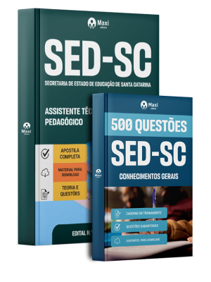 Combo SED-SC 2026 - Assistente Técnico Pedagógico
