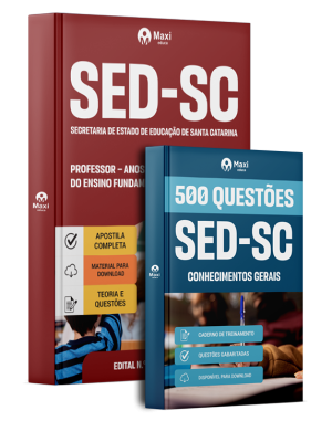Combo SED-SC 2026 - Professor - Anos Iniciais Ensino Fundamental