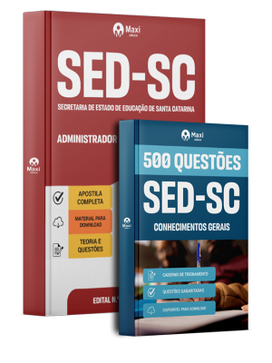 Combo SED-SC 2026 - Administrador Escolar