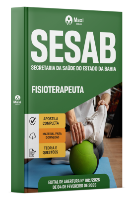 Apostila SESAB-BA 2025 - Fisioterapeuta