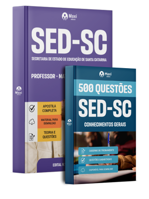 Combo SED-SC 2026 - Professor - Matemática