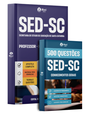 Combo SED-SC 2026 - Professor - História
