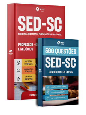 Combo SED-SC 2026 - Professor - Gestão e Negócios