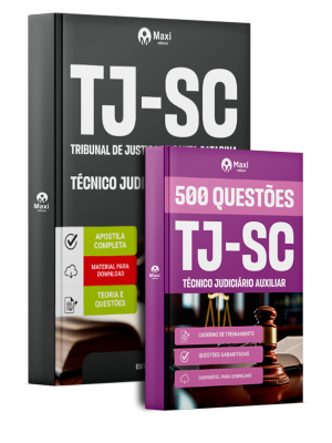Combo TJ-SC 2026 - Técnico Judiciário Auxiliar