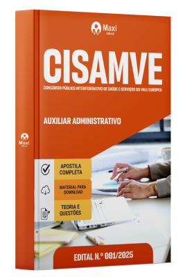 Apostila CISAMVE 2025 - Auxiliar Administrativo