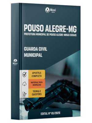 Apostila Prefeitura de Pouso Alegre - MG 2026 - Guarda Civil Municipal