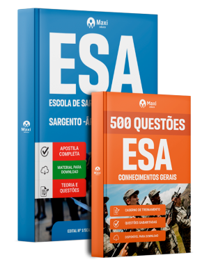 Combo ESA 2026 - Curso de Formação de Sargento - Área: Músico