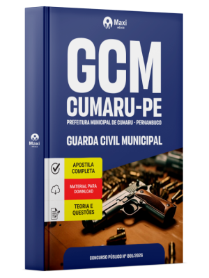 Apostila Prefeitura de Cumaru-PE 2026 - Guarda Civil Municipal