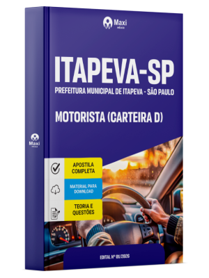 Apostila Prefeitura de Itapeva - SP 2026 - Motorista (CNH D)