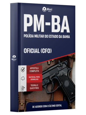 Apostila PM-BA 2026 - Oficial (CFO)