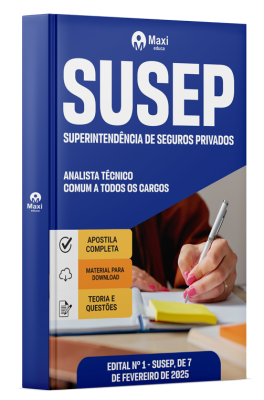 Apostila SUSEP - 2025 - Analista Técnico - Comum a todos os cargos