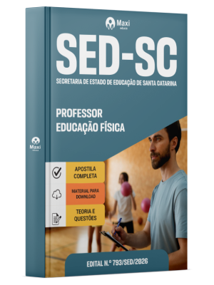 Apostila SED-SC 2026 - Professor - Educação Física