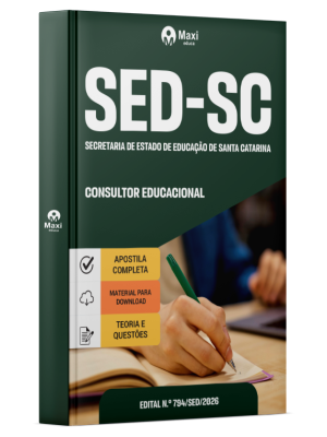 Apostila SED-SC 2026 - Consultor Educacional