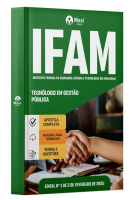 Apostila IFAM 2025 - Tecnólogo em Gestão Pública