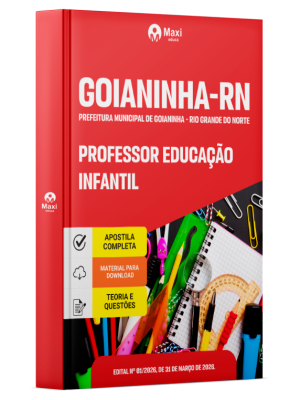 Apostila Prefeitura de Goianinha-RN 2026 - Professor Educação Infantil