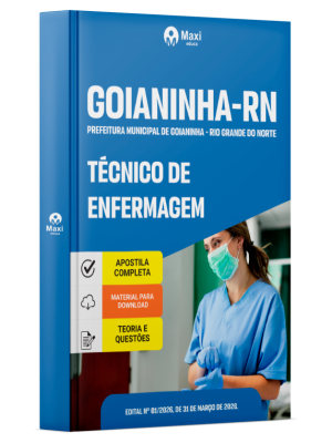 Apostila Prefeitura de Goianinha-RN 2026 - Técnico de Enfermagem