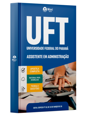 Apostila UFT 2026 - Assistente em Administração