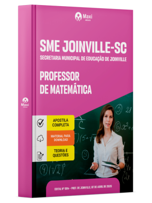 Apostila SME Joinville-SC 2026 - Professor de Matemática