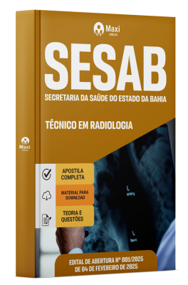 Apostila SESAB-BA - 2025 - Técnico em Radiologia