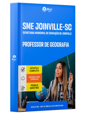 Apostila SME Joinville-SC 2026 - Professor de Geografia