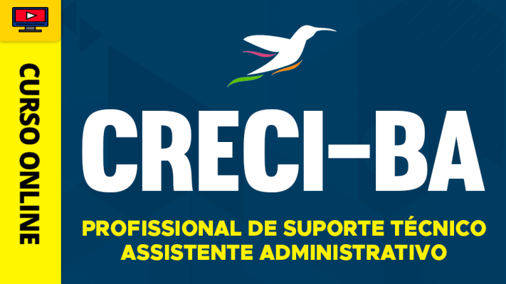 Curso CRECI-BA 2026  - Profissional de Suporte Técnico - Assistente Administrativo
