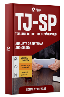 Apostila TJ-SP - 2025 - Analista de Sistemas Judiciário